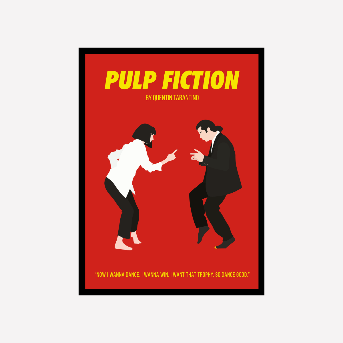 Pulp Fiction Art Print - DesignPlace