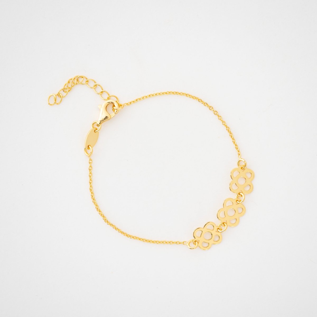 Pulsera Tres Panot Dorado - DesignPlace