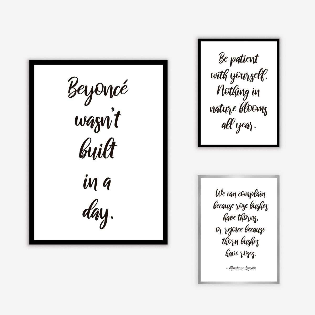 Quote Beyonce In A Day Art Print - DesignPlace