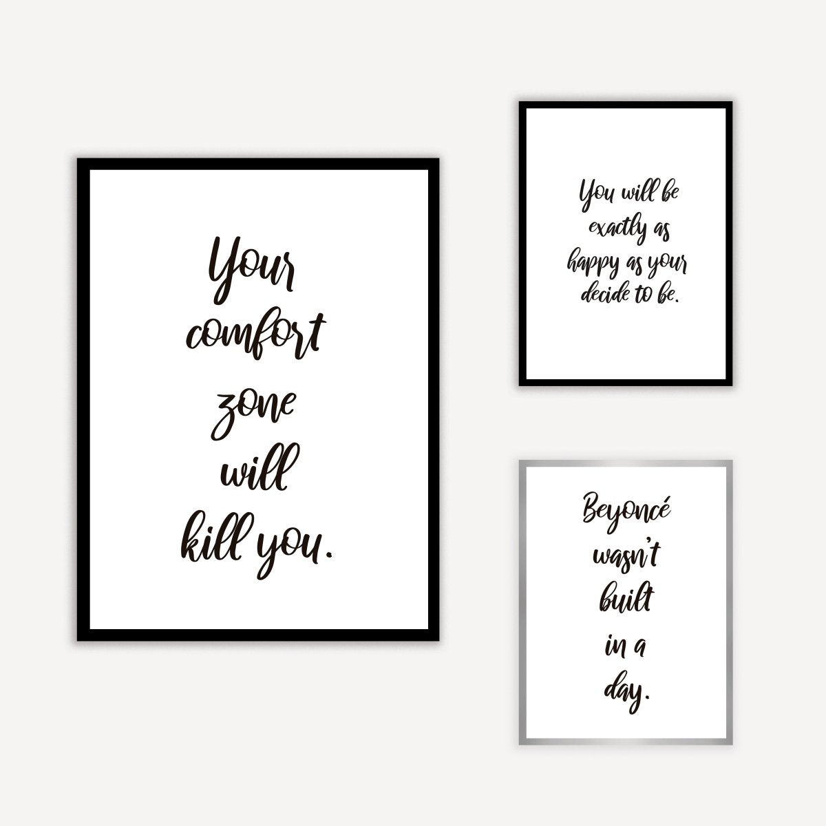 Quote Comfort Zone Art Print - DesignPlace