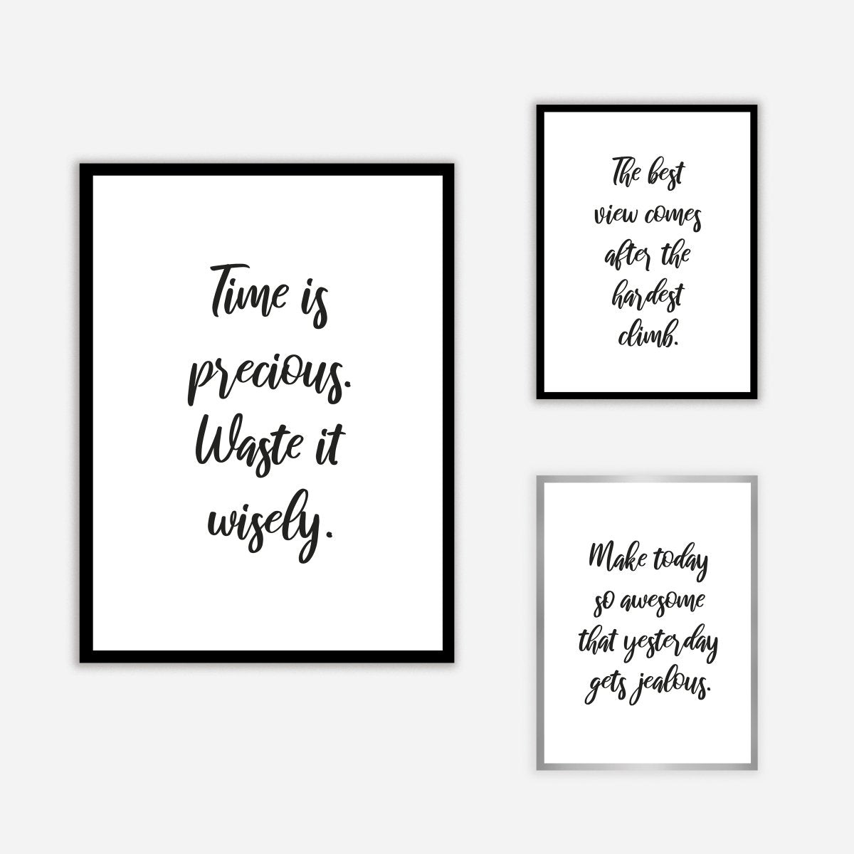 Quote Make Today Awesome Art Print - DesignPlace