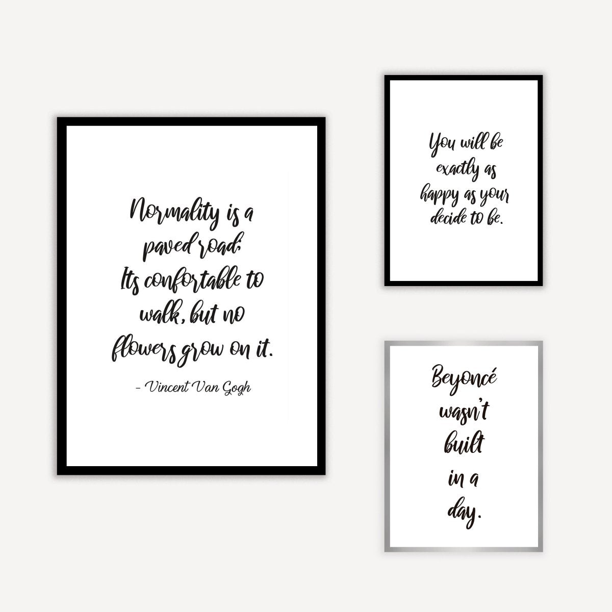 Quote Normality Art Print - DesignPlace