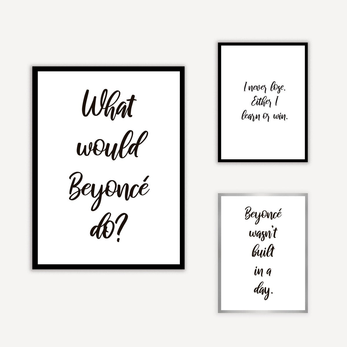 Quote What Would Beyonce Do Art Print - DesignPlace