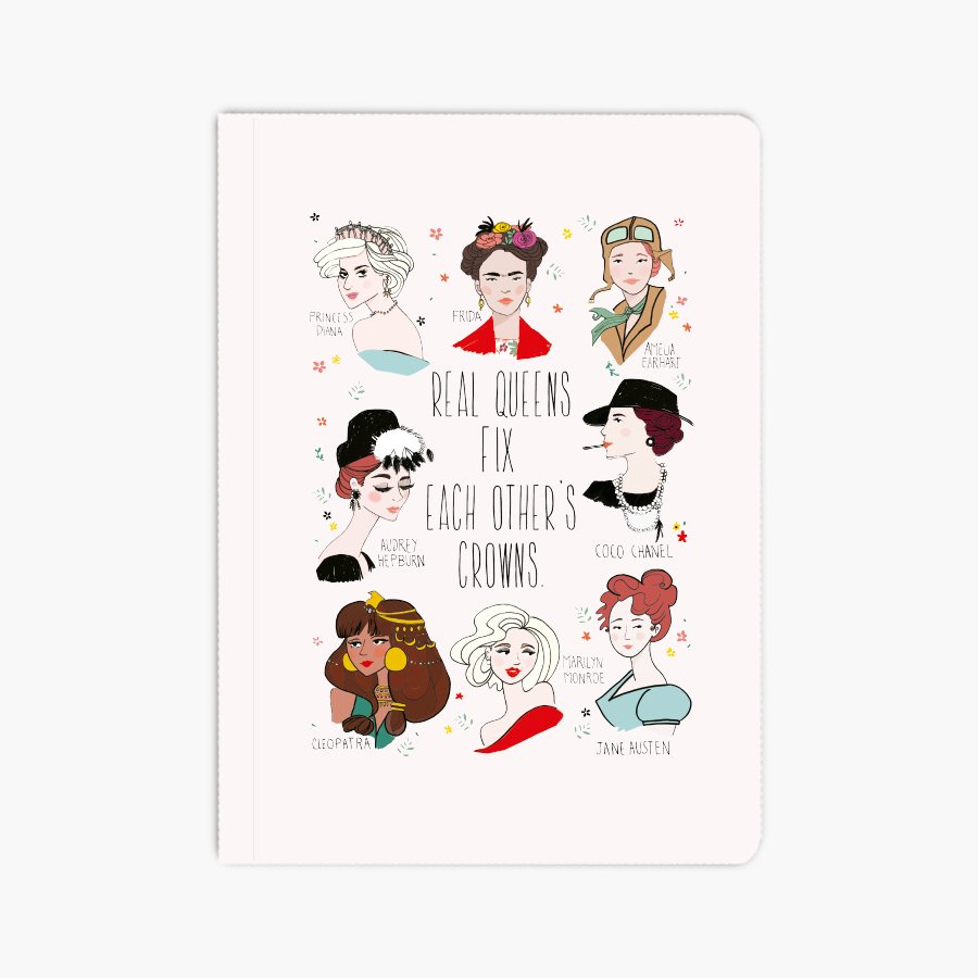 Real Queens A5 Notebook - DesignPlace