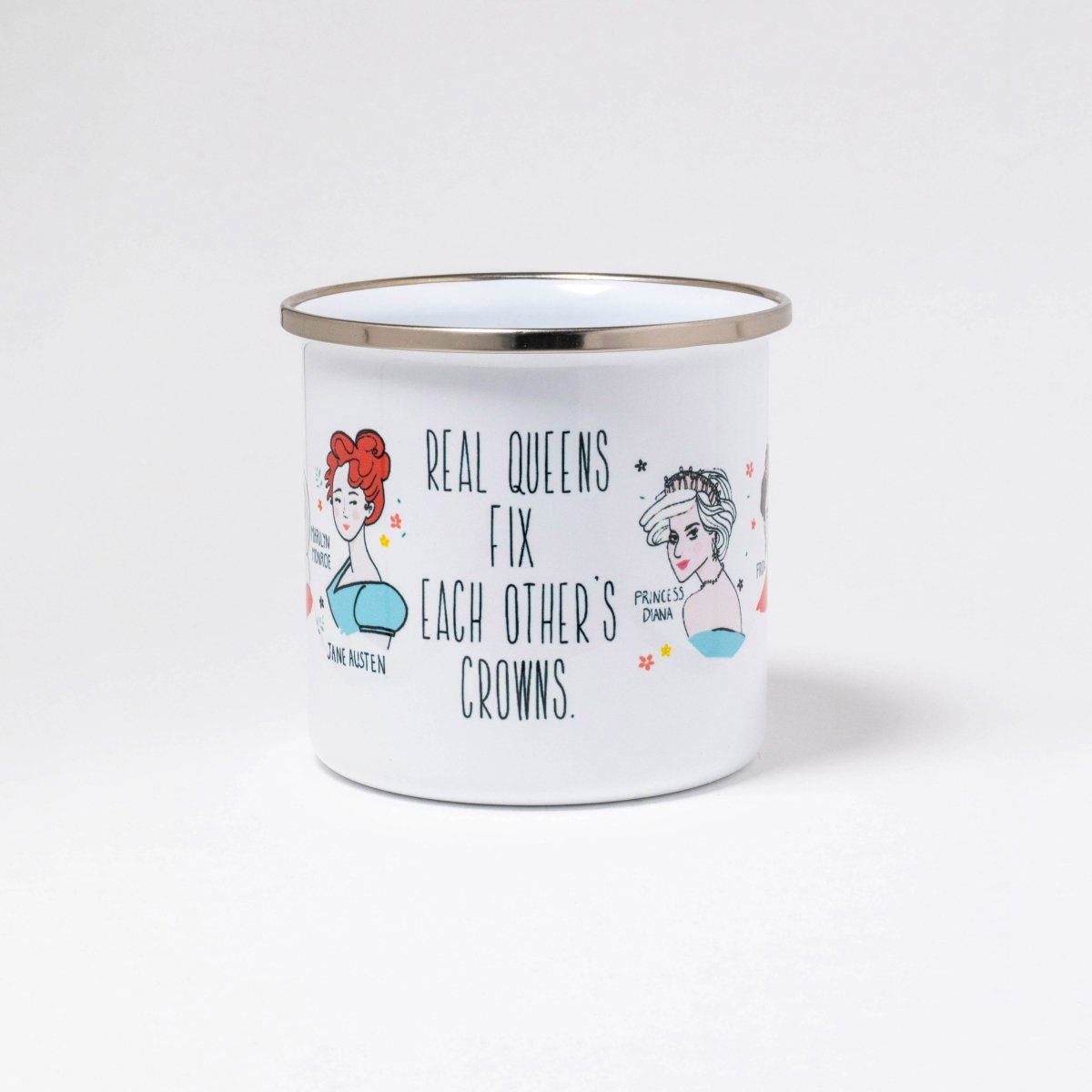 Real Queens Enamel Mug - DesignPlace