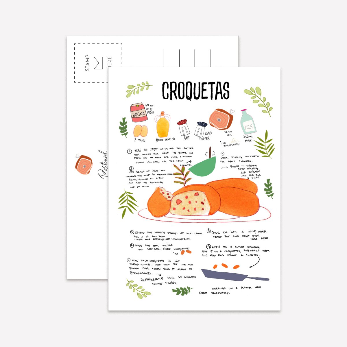 Recetas Postcard Pack - DesignPlace