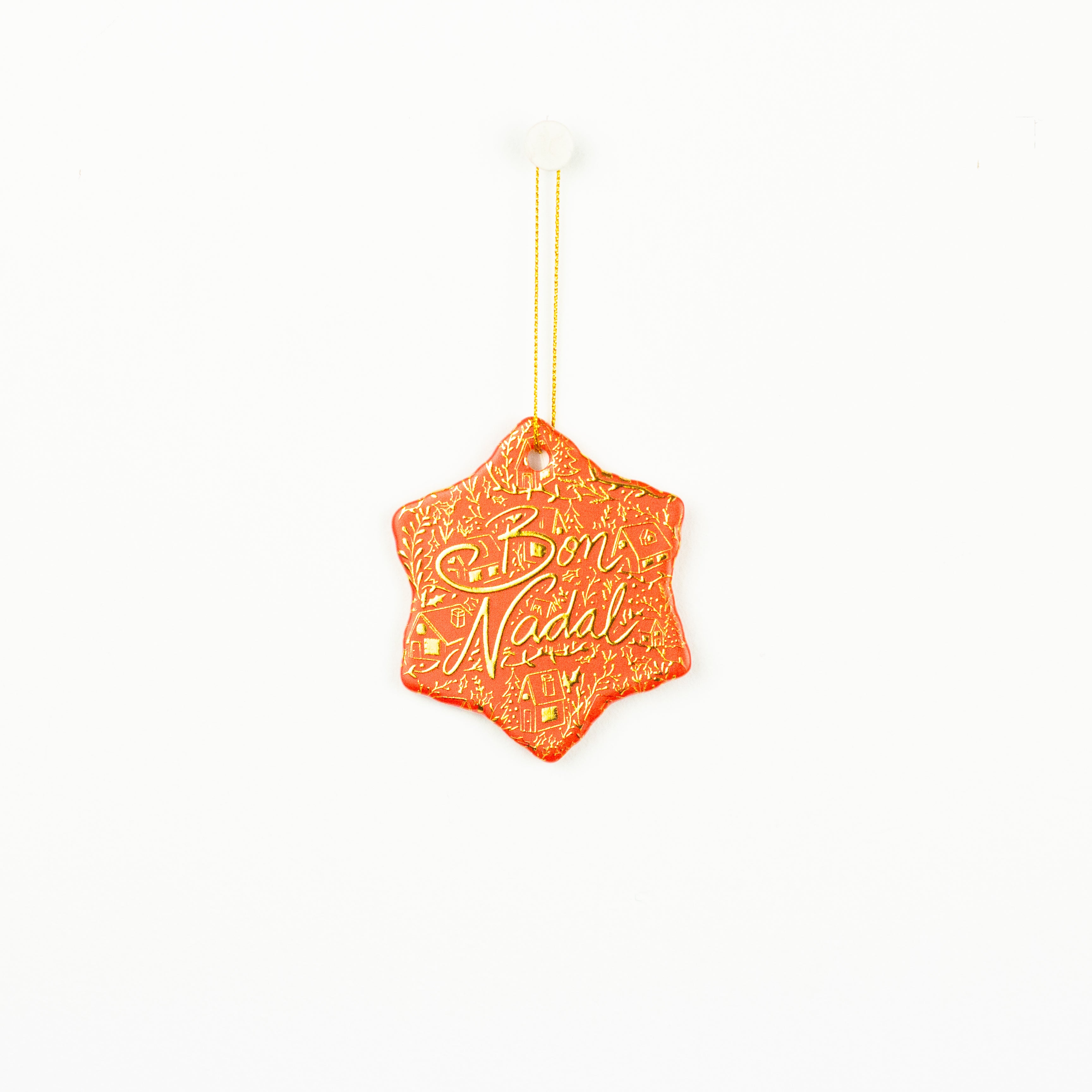 Red Star Bon Nadal Ornament