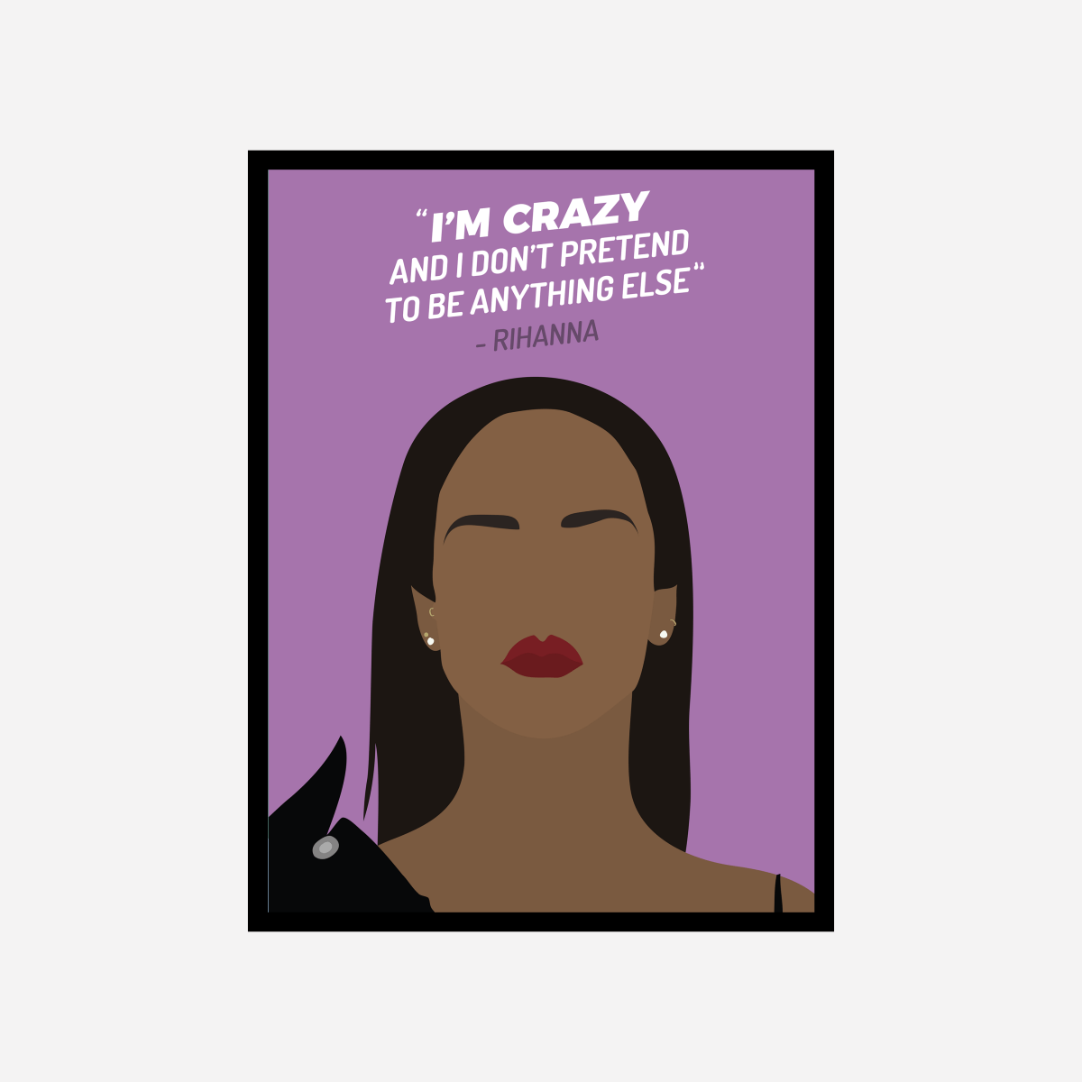 Rihanna Art Print - DesignPlace