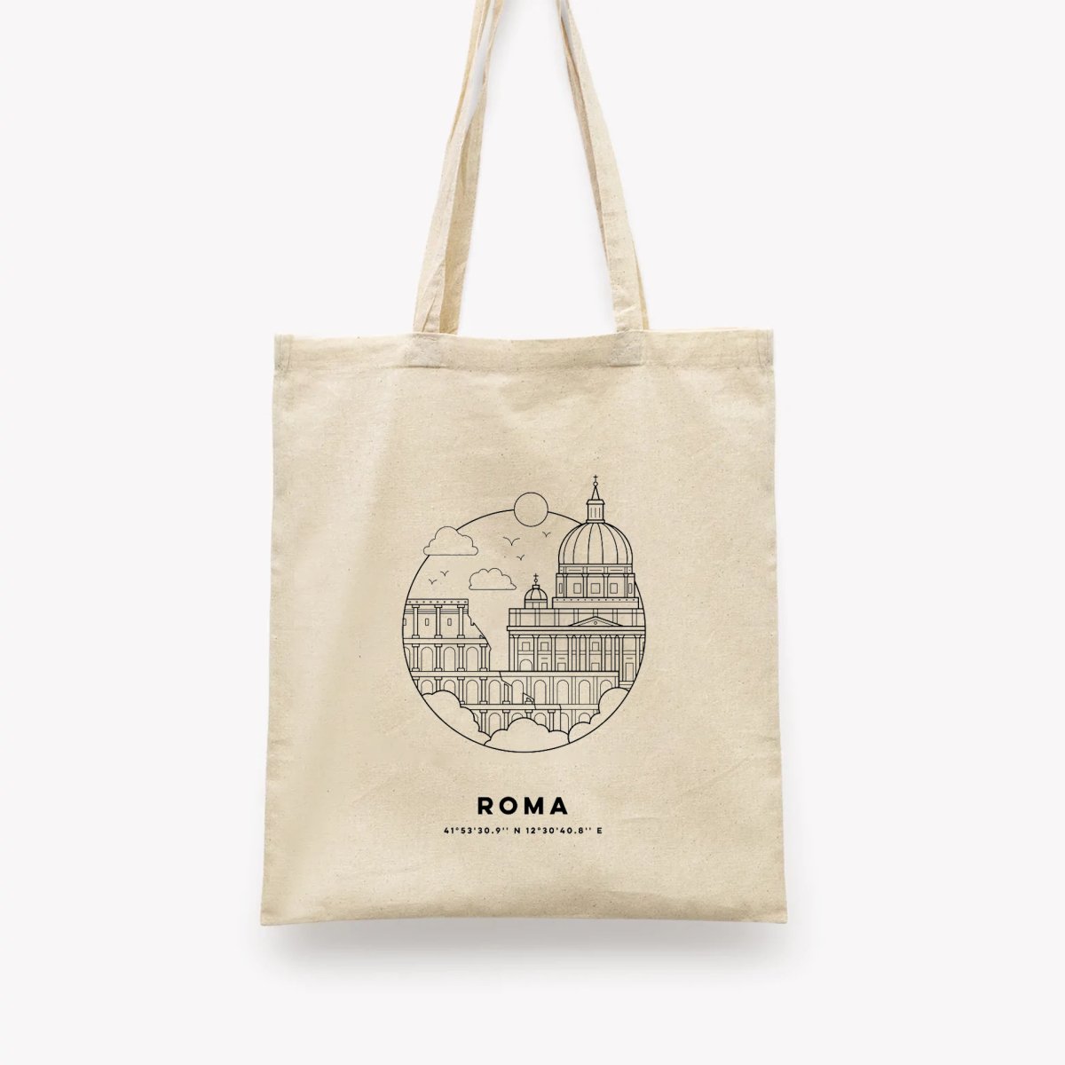 Roma Cityscape Tote Bag - DesignPlace