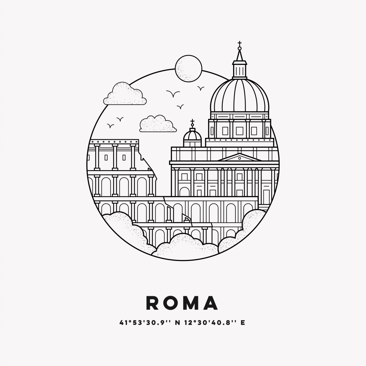 Roma Cityscape Tote Bag - DesignPlace