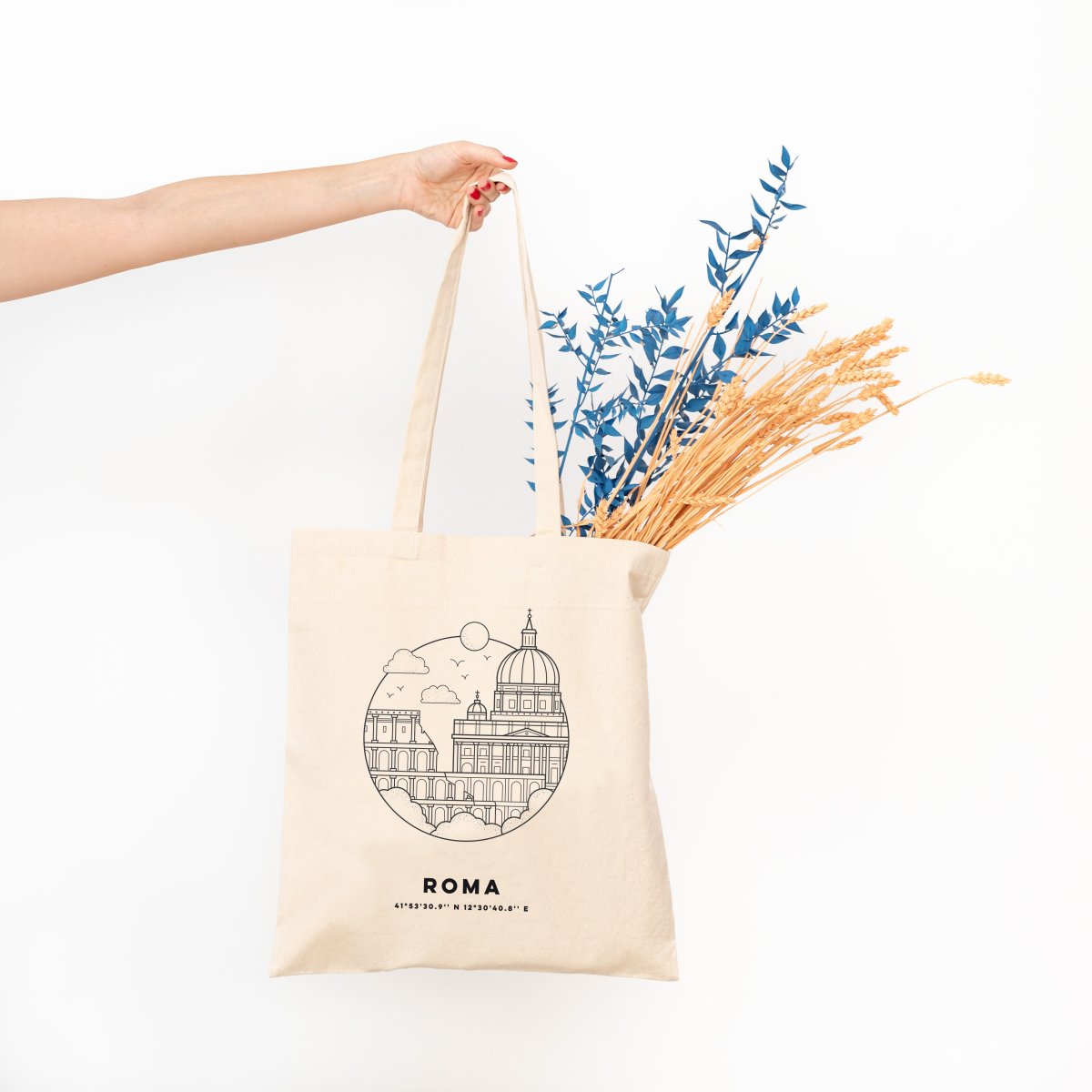 Roma Cityscape Tote Bag - DesignPlace