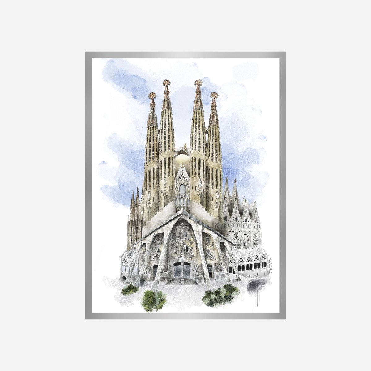 Sagrada Familia Art Print - DesignPlace