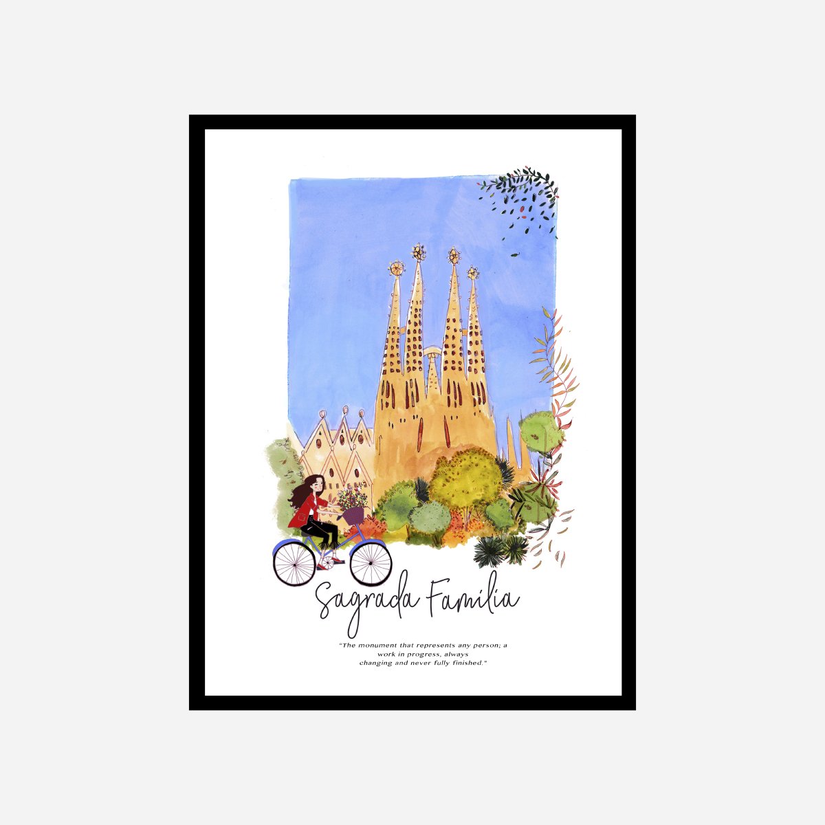 Sagrada Familia Monument Art Print - DesignPlace