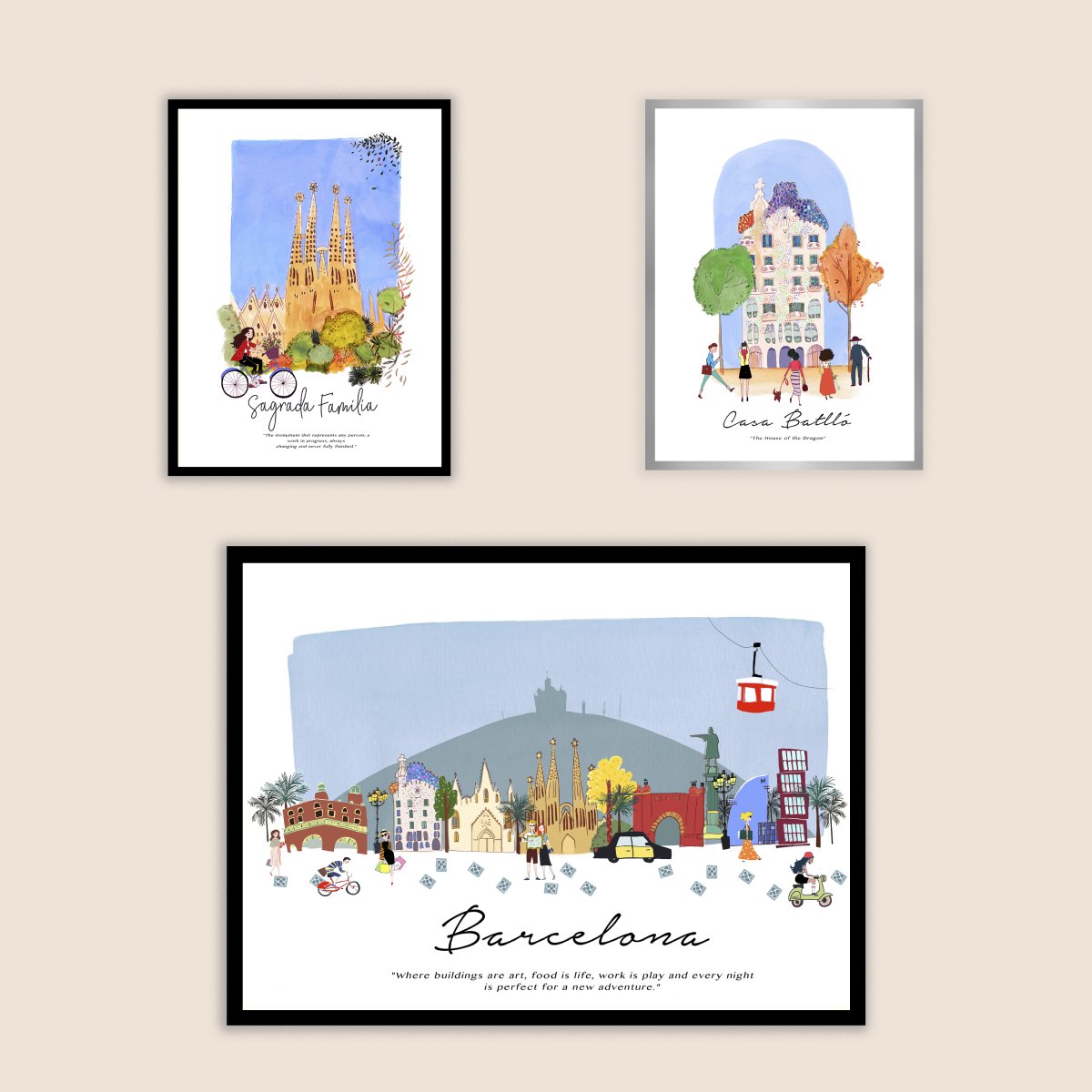 Sagrada Familia Monument Art Print - DesignPlace