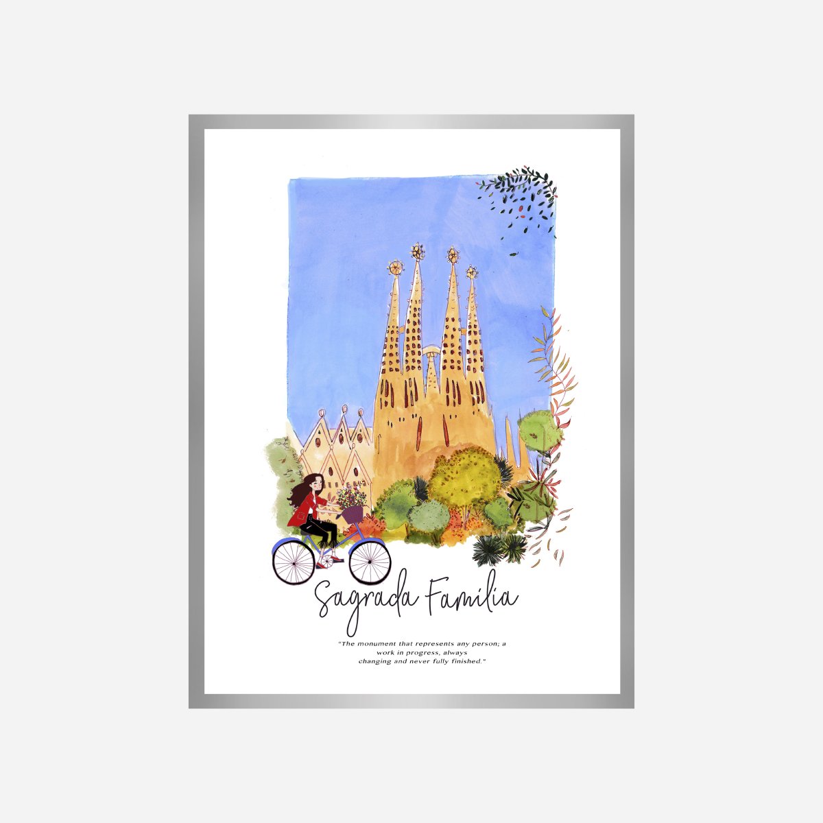 Sagrada Familia Monument Art Print - DesignPlace