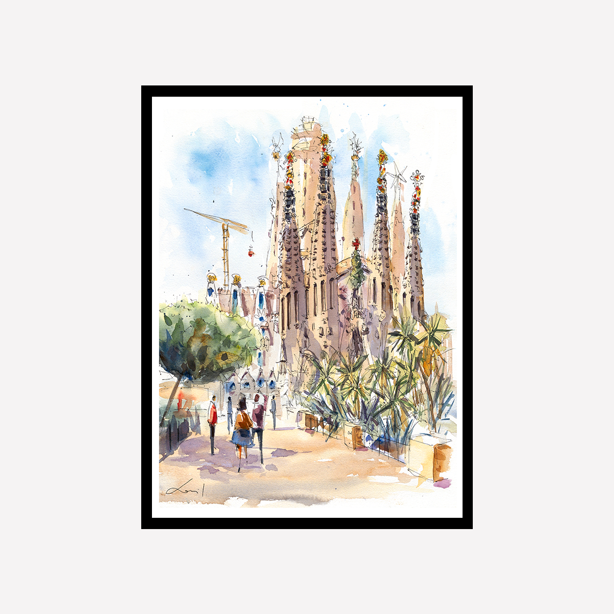 Sagrada Familia Art Print