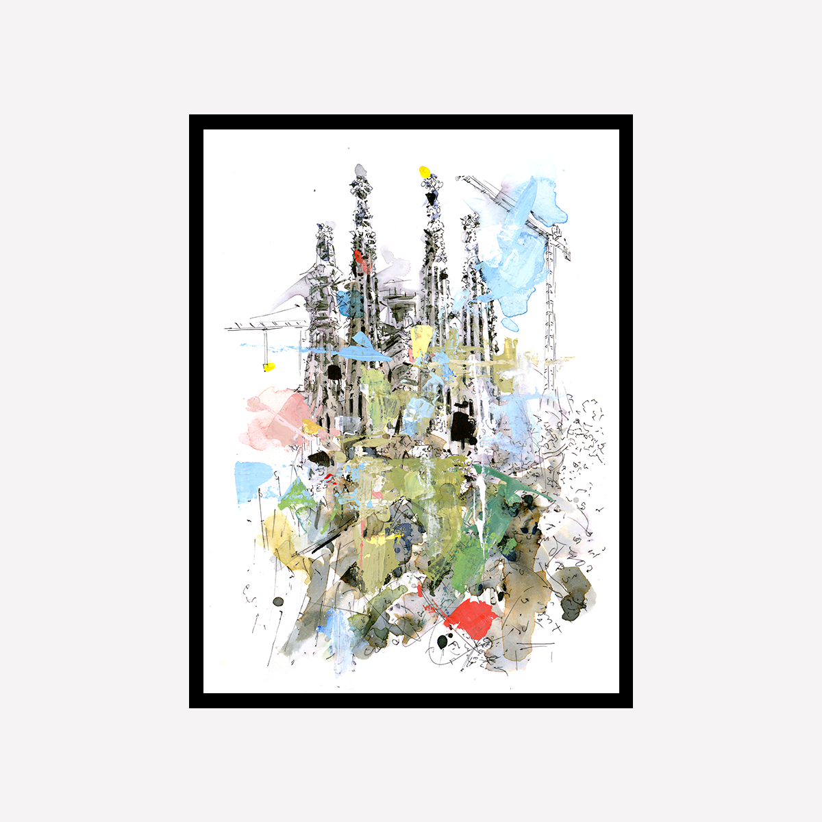 Sagrada Summer Feeling Art Print