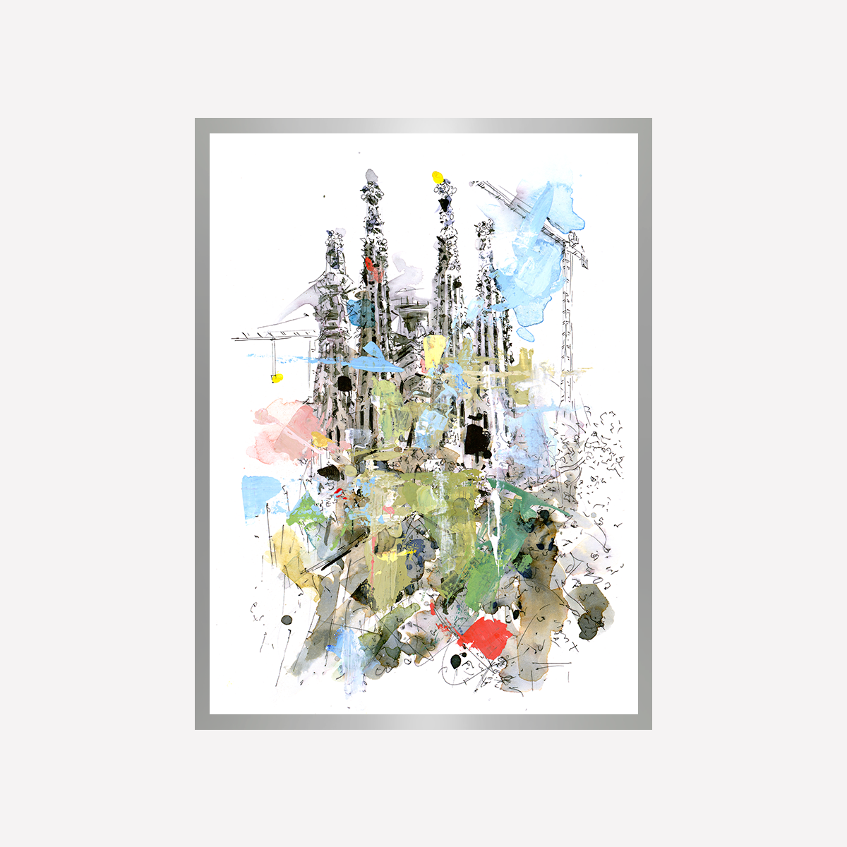 Sagrada Summer Feeling Art Print