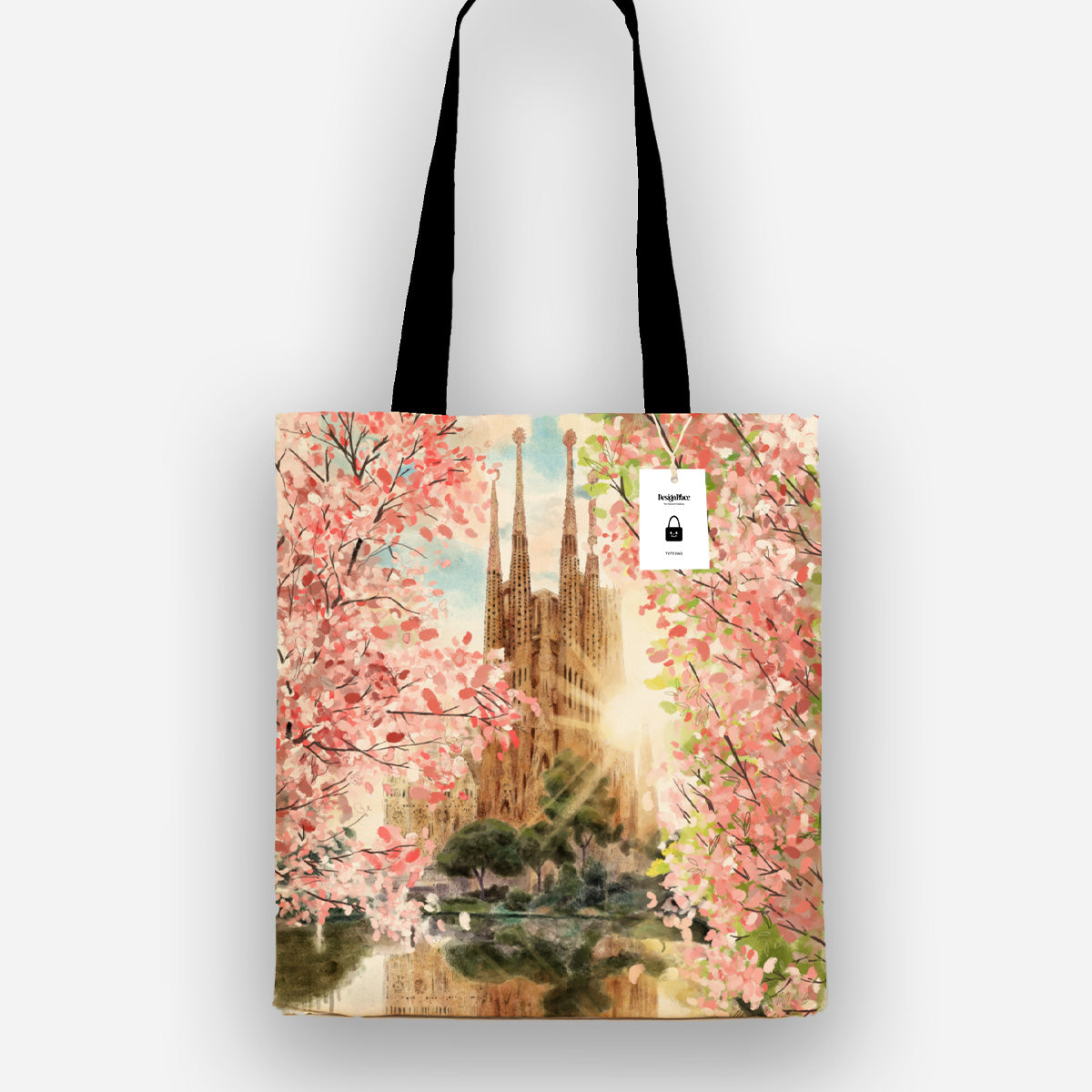 Sagrada Familia en primavera Tote bag