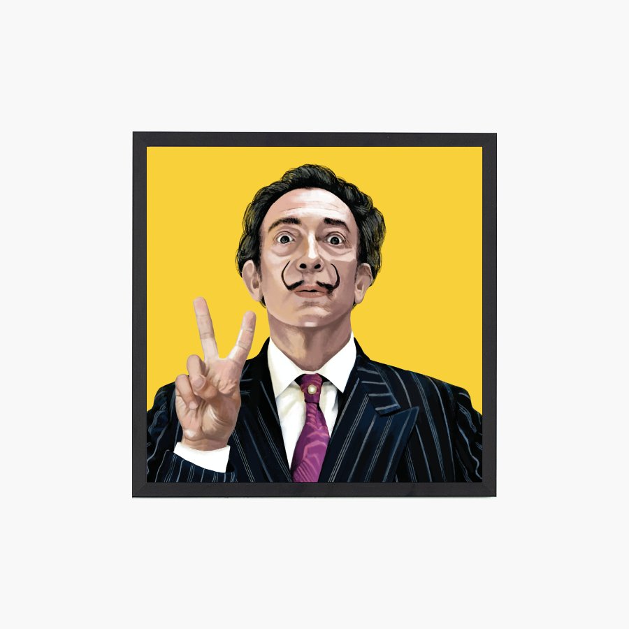 Salvador Dali Peace Art Print - DesignPlace