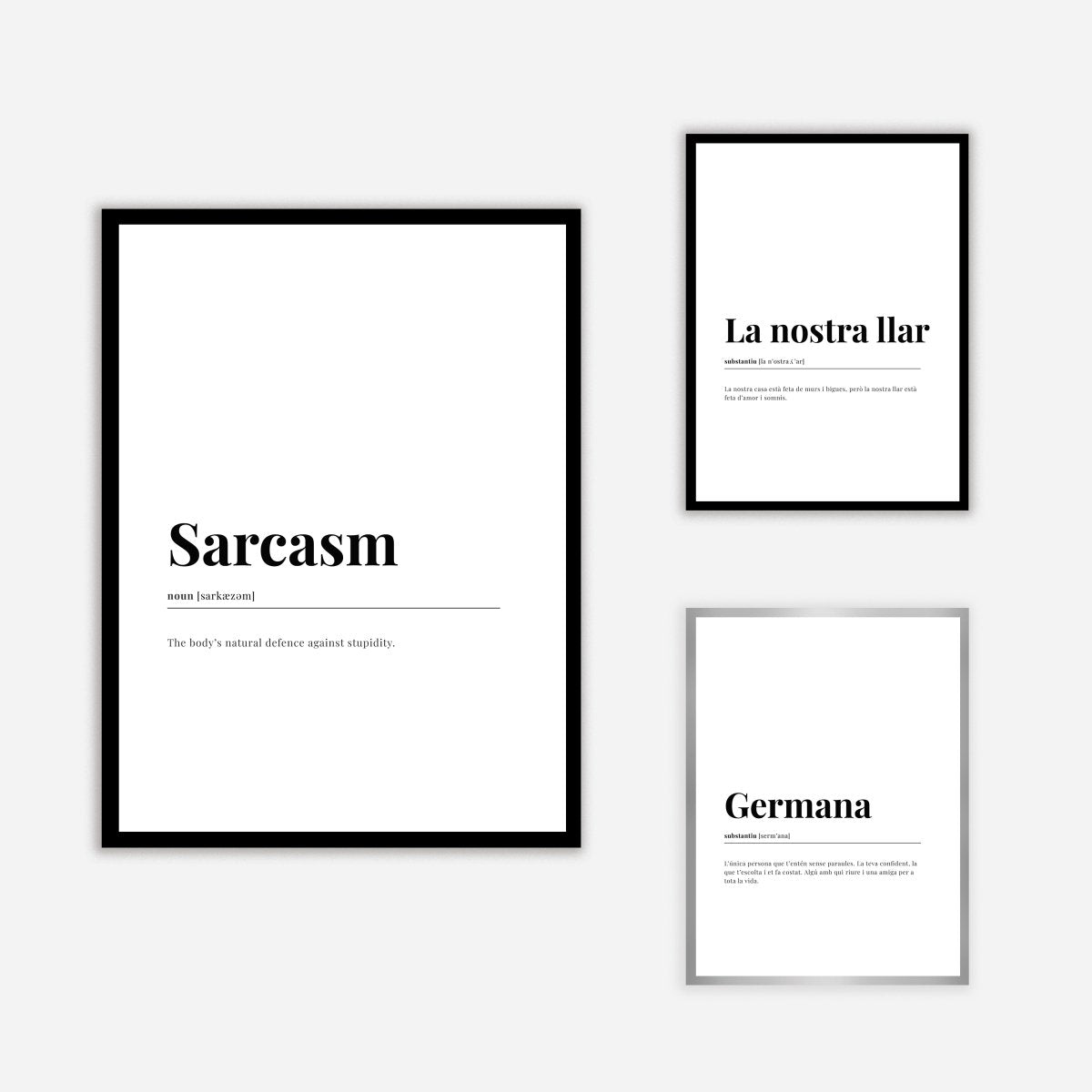 Sarcasm Dictionary Art Print - DesignPlace