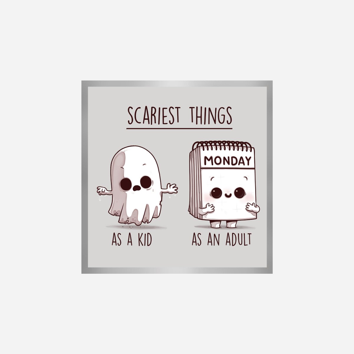 Scary Monday Art Print - DesignPlace