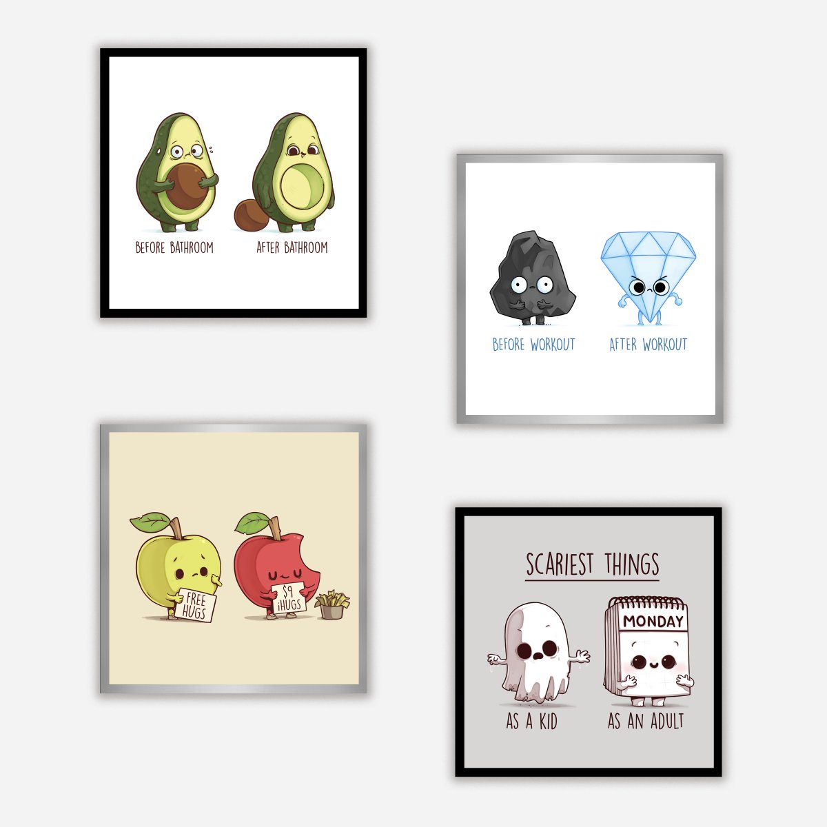 Scary Monday Art Print - DesignPlace