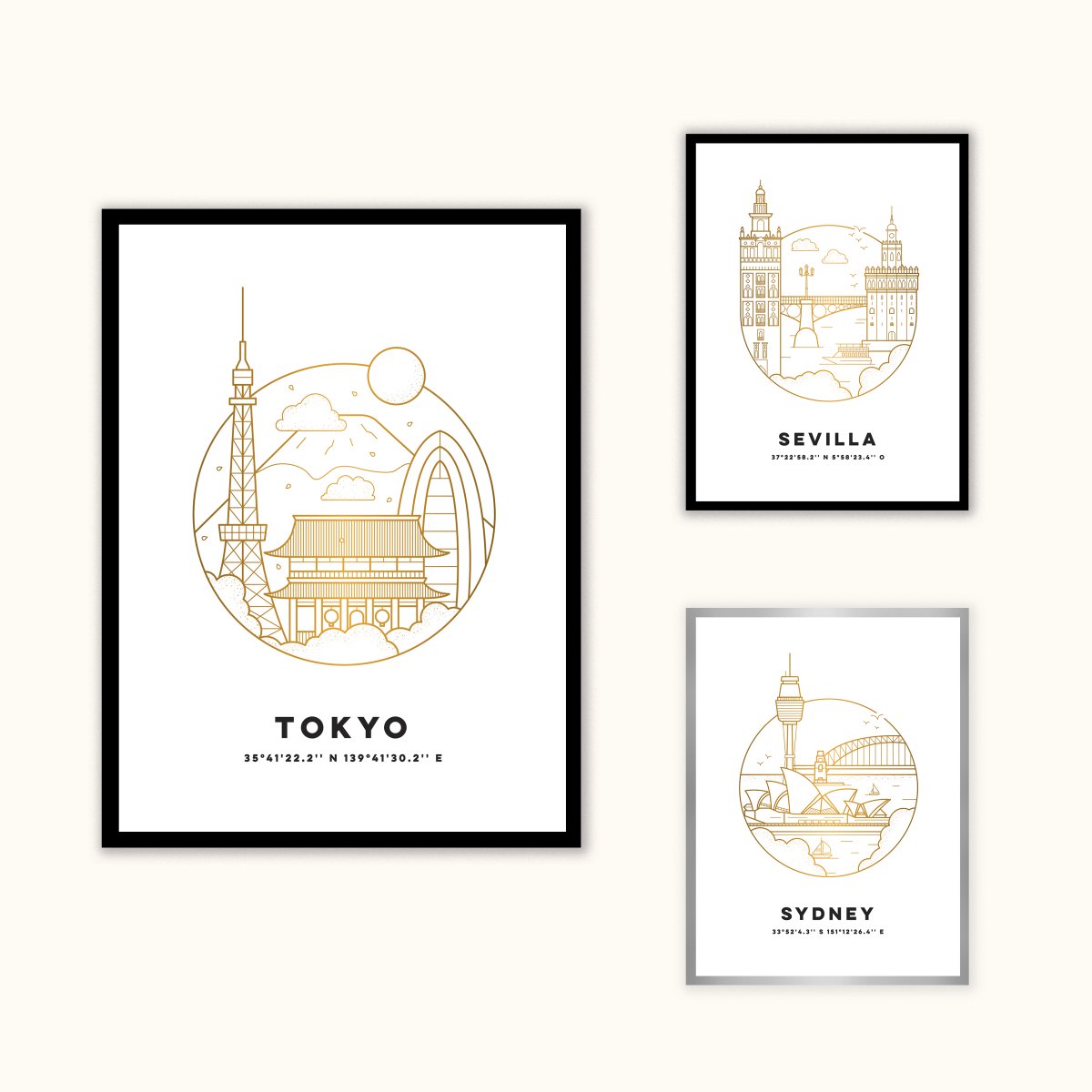 Sevilla Cityscape Art Print - DesignPlace