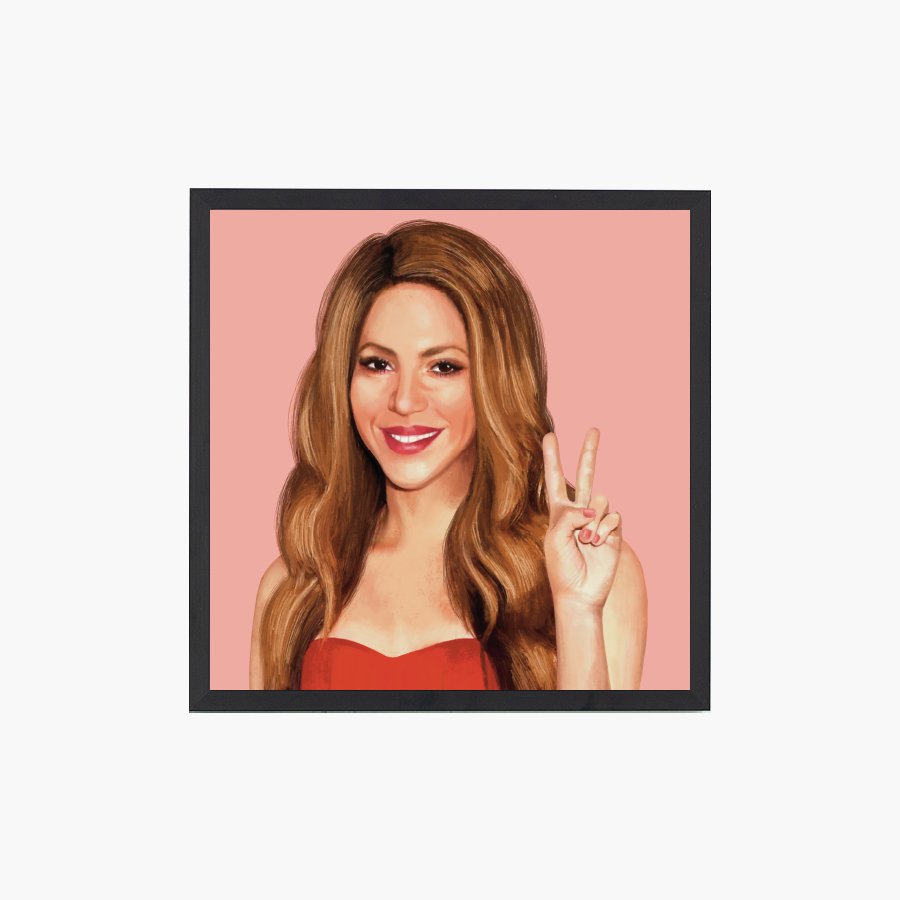 Shakira Peace Art Print - DesignPlace