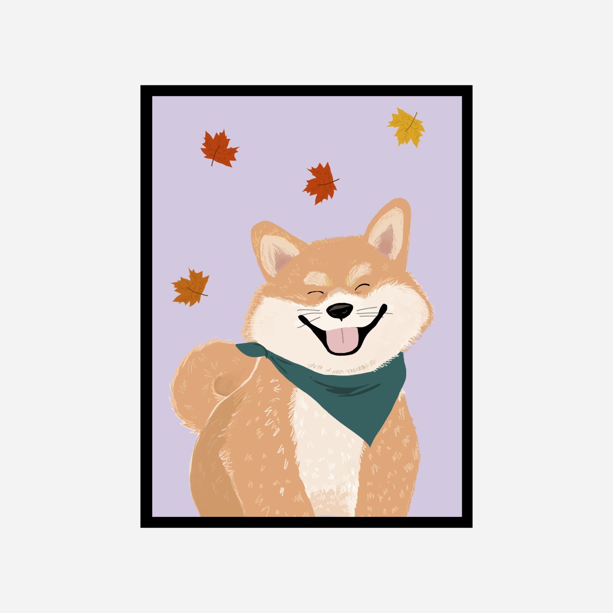 Shiba Inu Art Print - DesignPlace