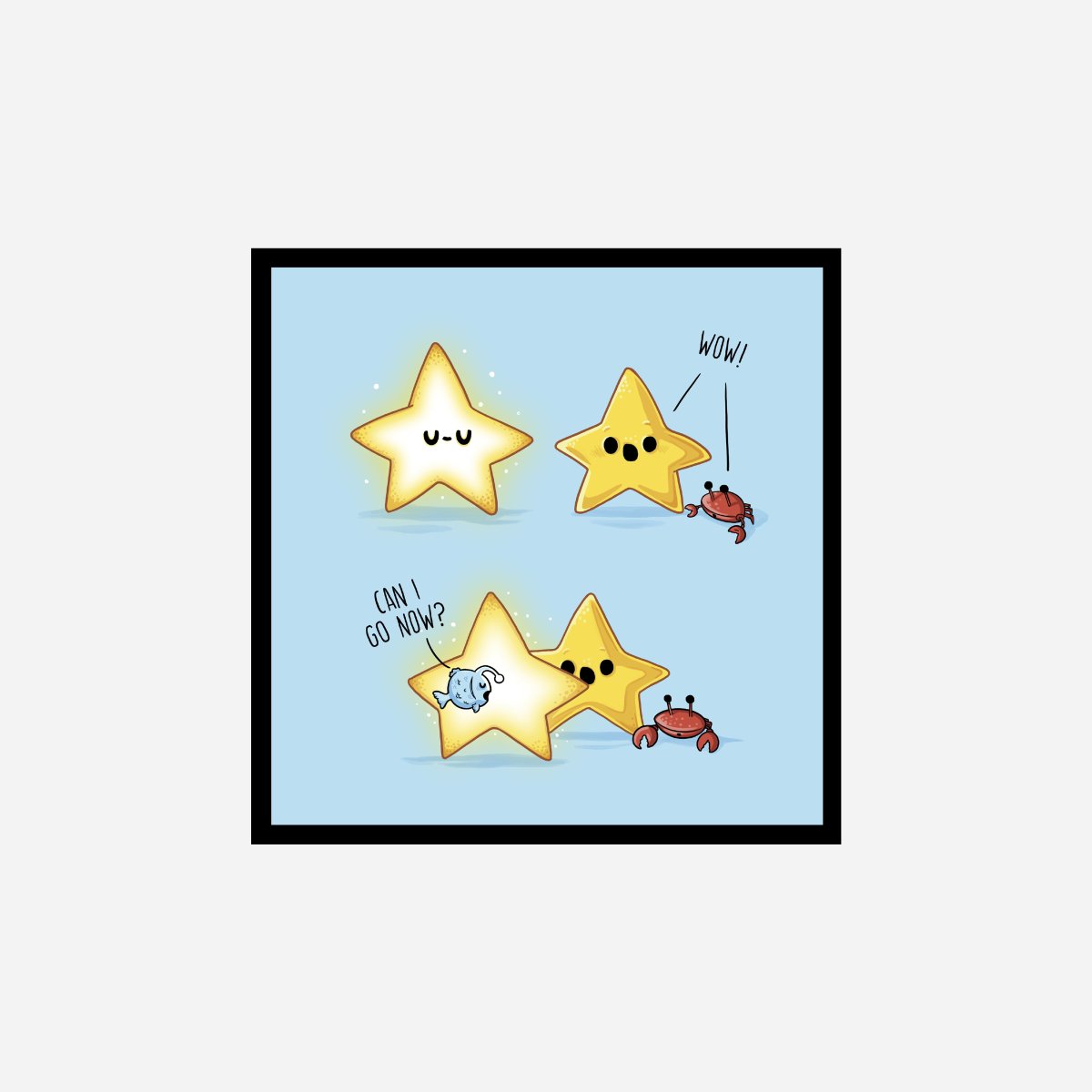 Shinny Star Art Print - DesignPlace