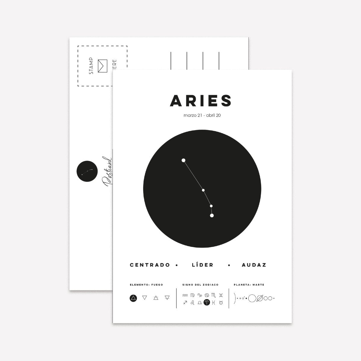 Signos de Zodiaco Postcard Pack - DesignPlace