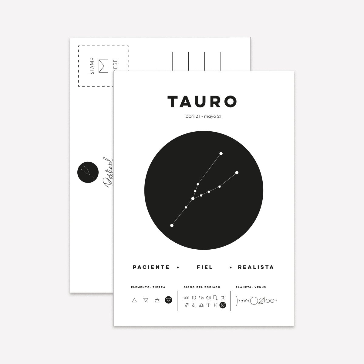 Signos de Zodiaco Postcard Pack - DesignPlace