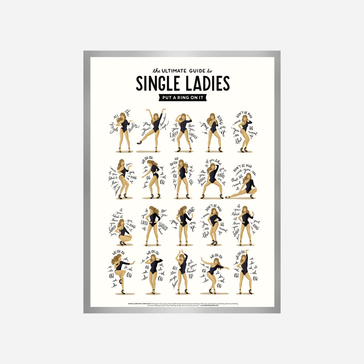 Single Ladies Art Print - DesignPlace