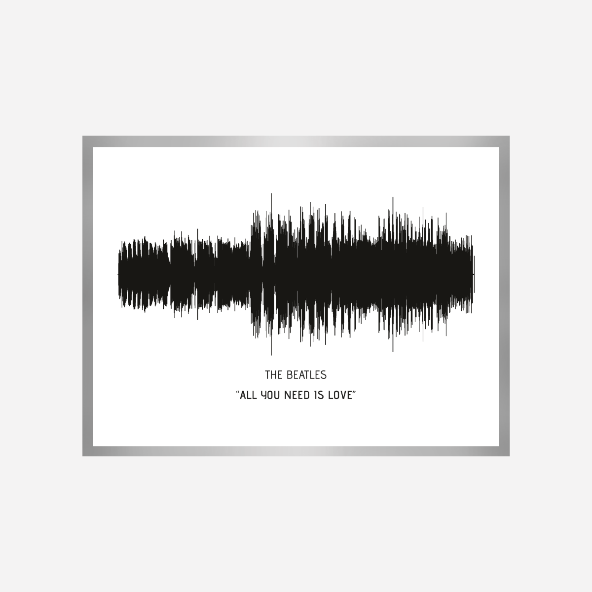 Song Wave All You Need is Love Art Print - DesignPlace