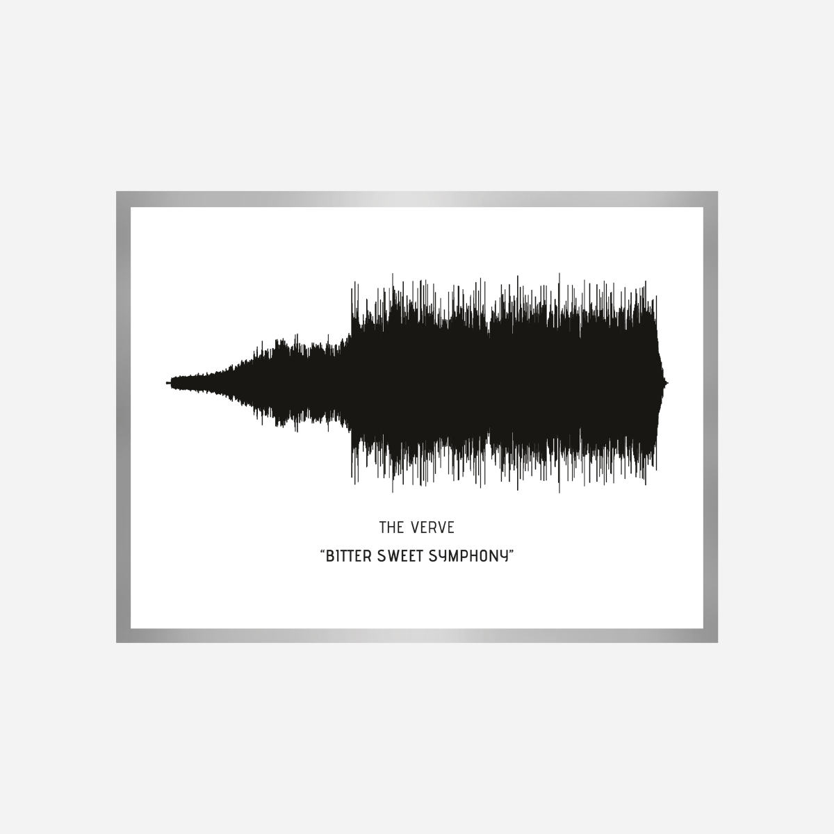 Song Wave Bitter Sweet Symphony Art Print - DesignPlace