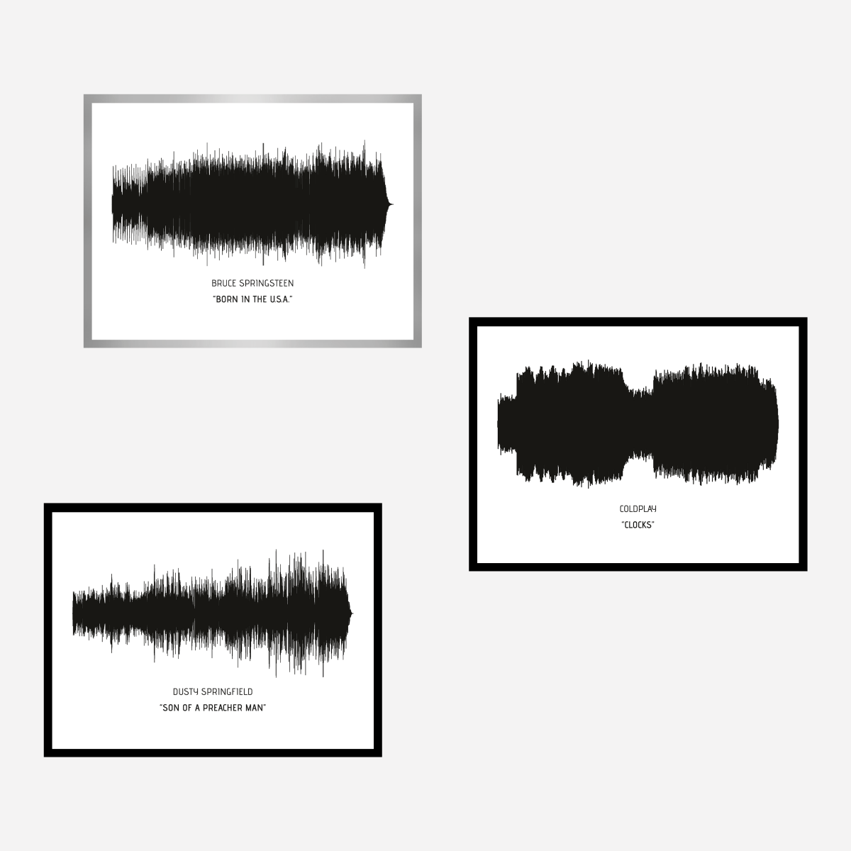 Song Wave Born in the USA Art Print - DesignPlace