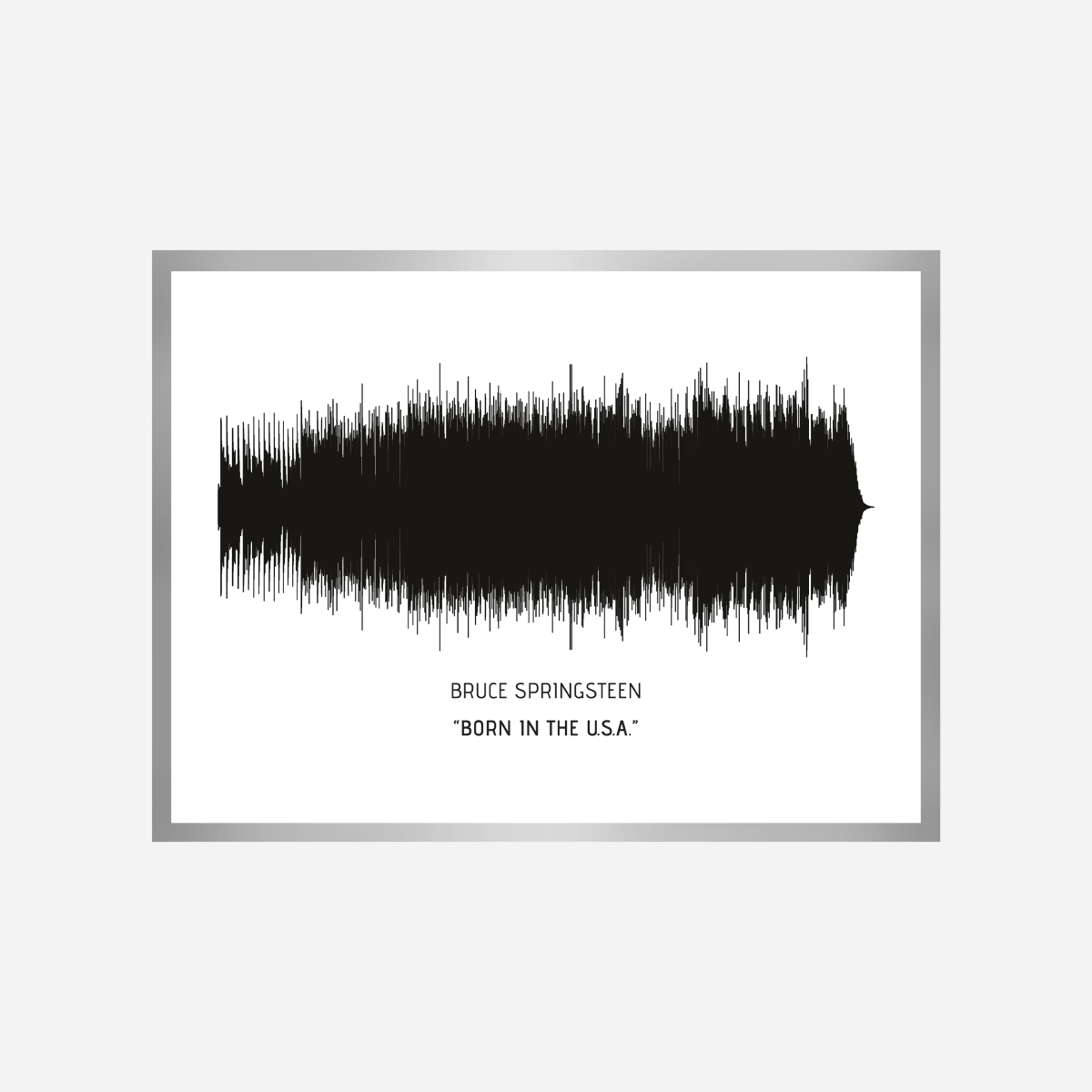 Song Wave Born in the USA Art Print - DesignPlace