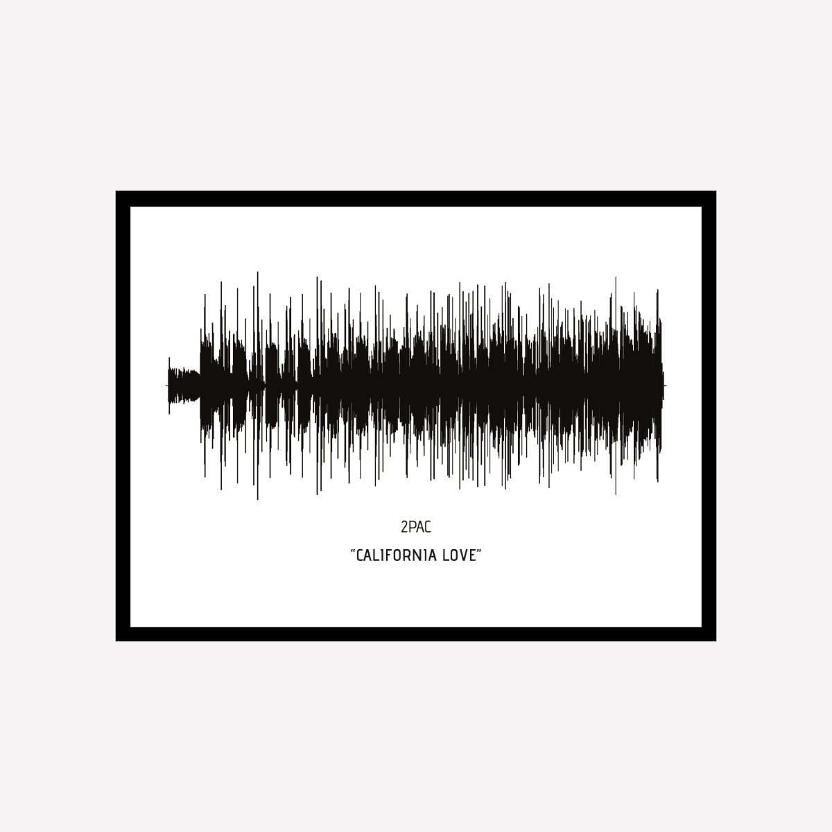 Song Wave California Love Art Print - DesignPlace