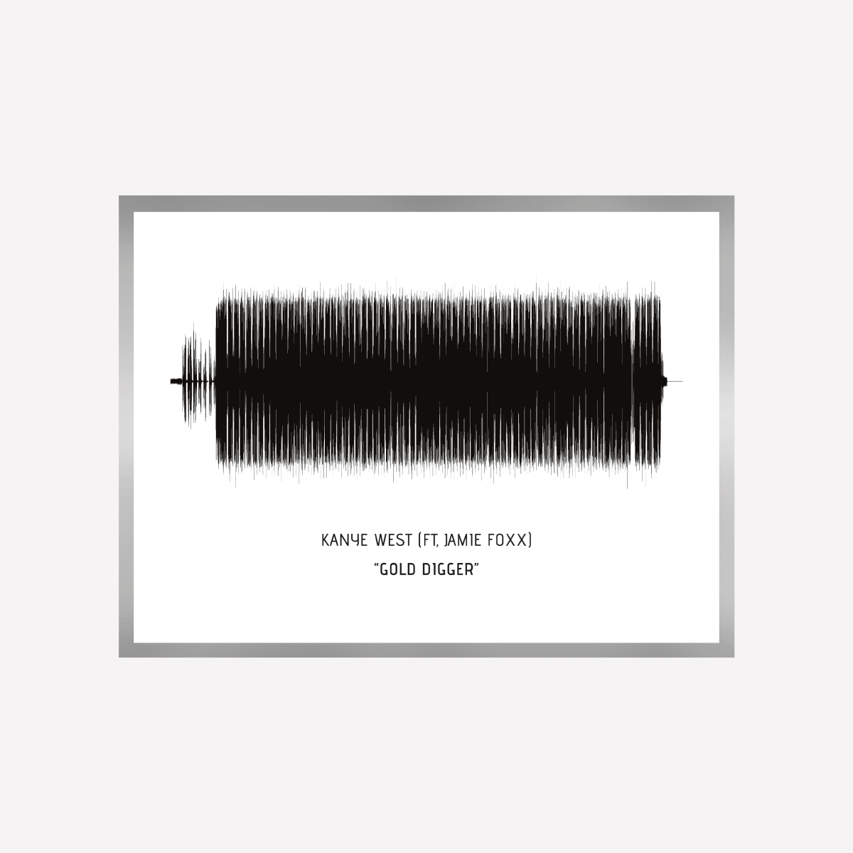 Song Wave Gold Digger Art Print - DesignPlace