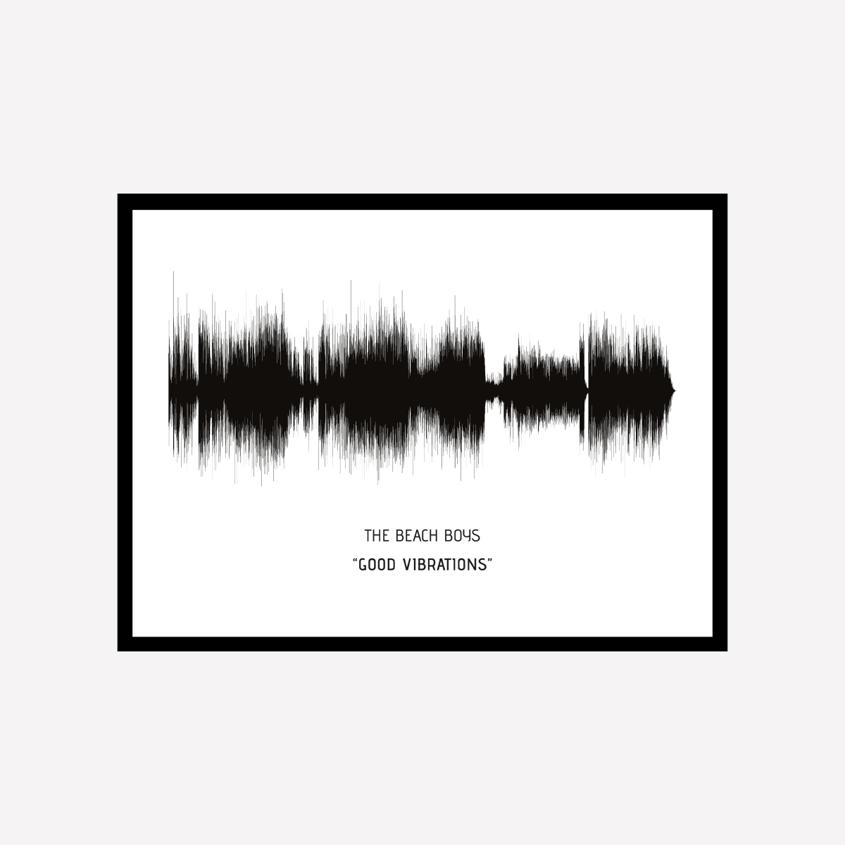 Song Wave Good vibrations Art Print - DesignPlace