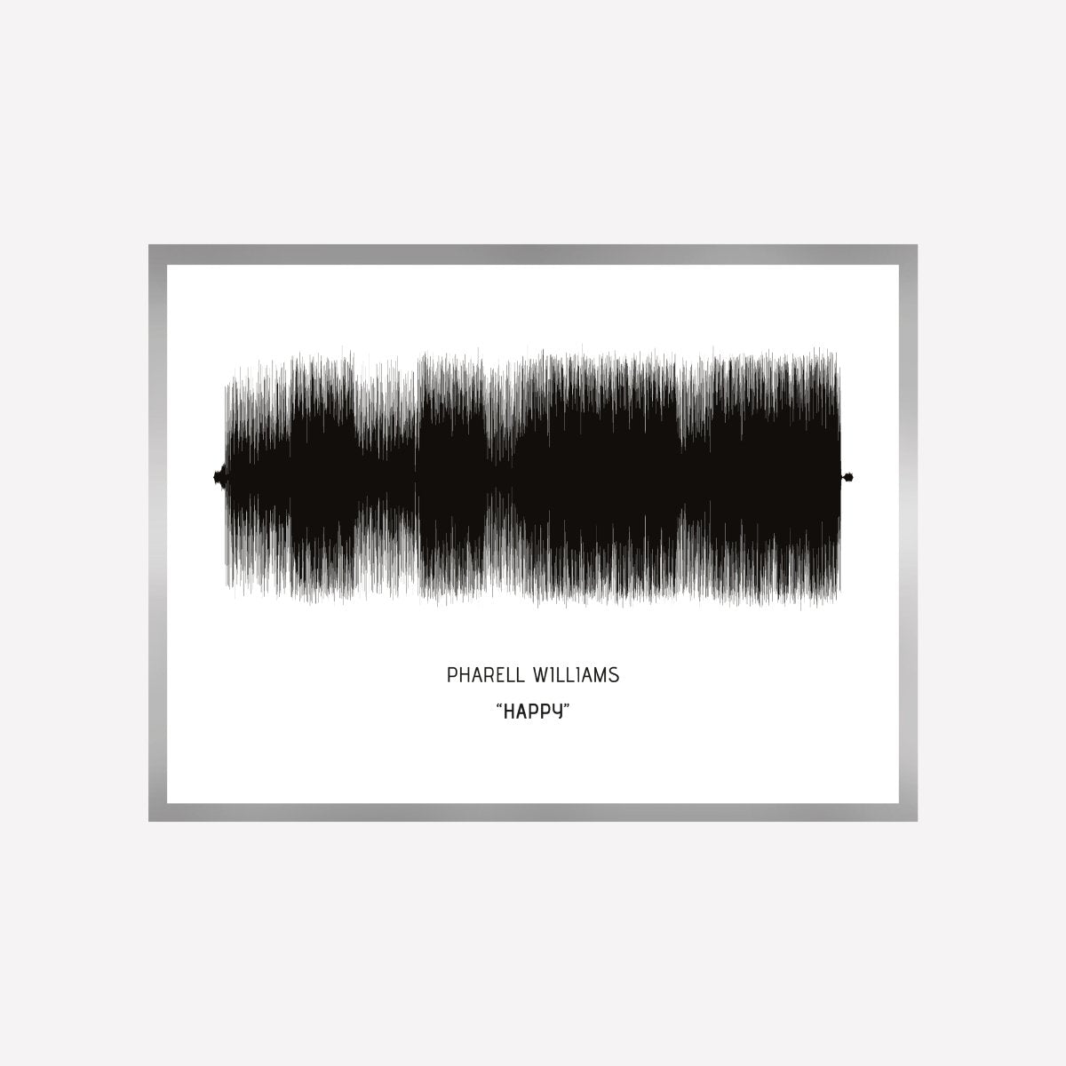 Song Wave Happy Art Print - DesignPlace