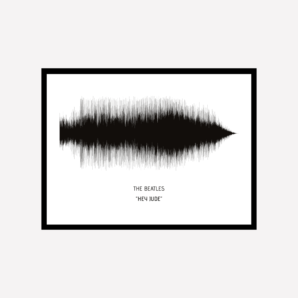 Song Wave Hey Jude Art Print - DesignPlace