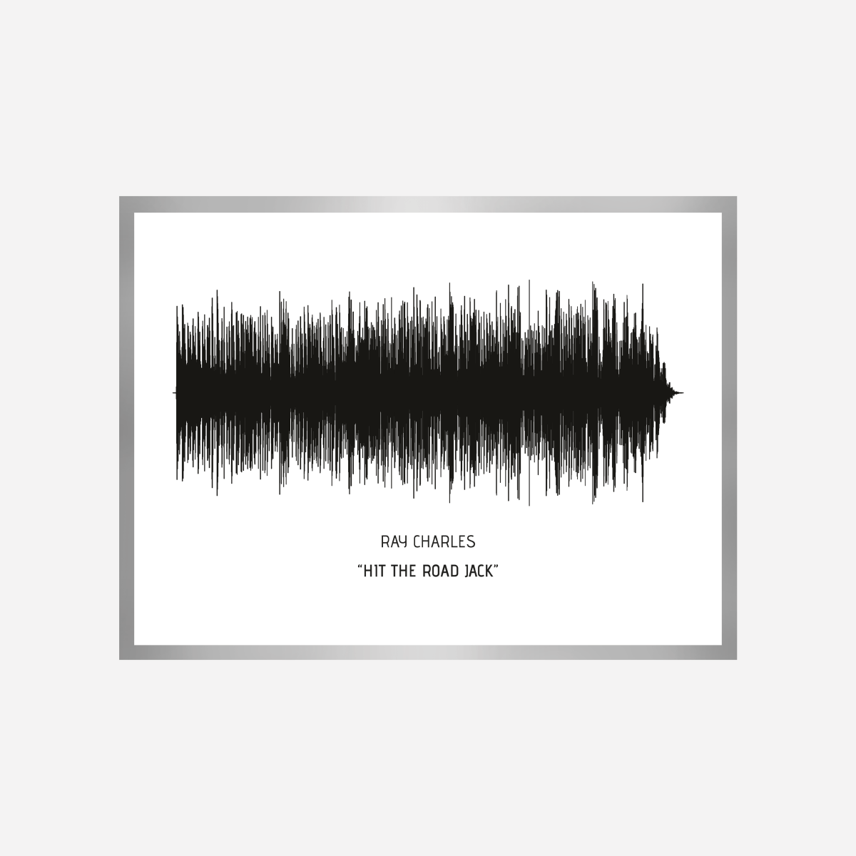 Song Wave Hit the Road Jack Art Print - DesignPlace