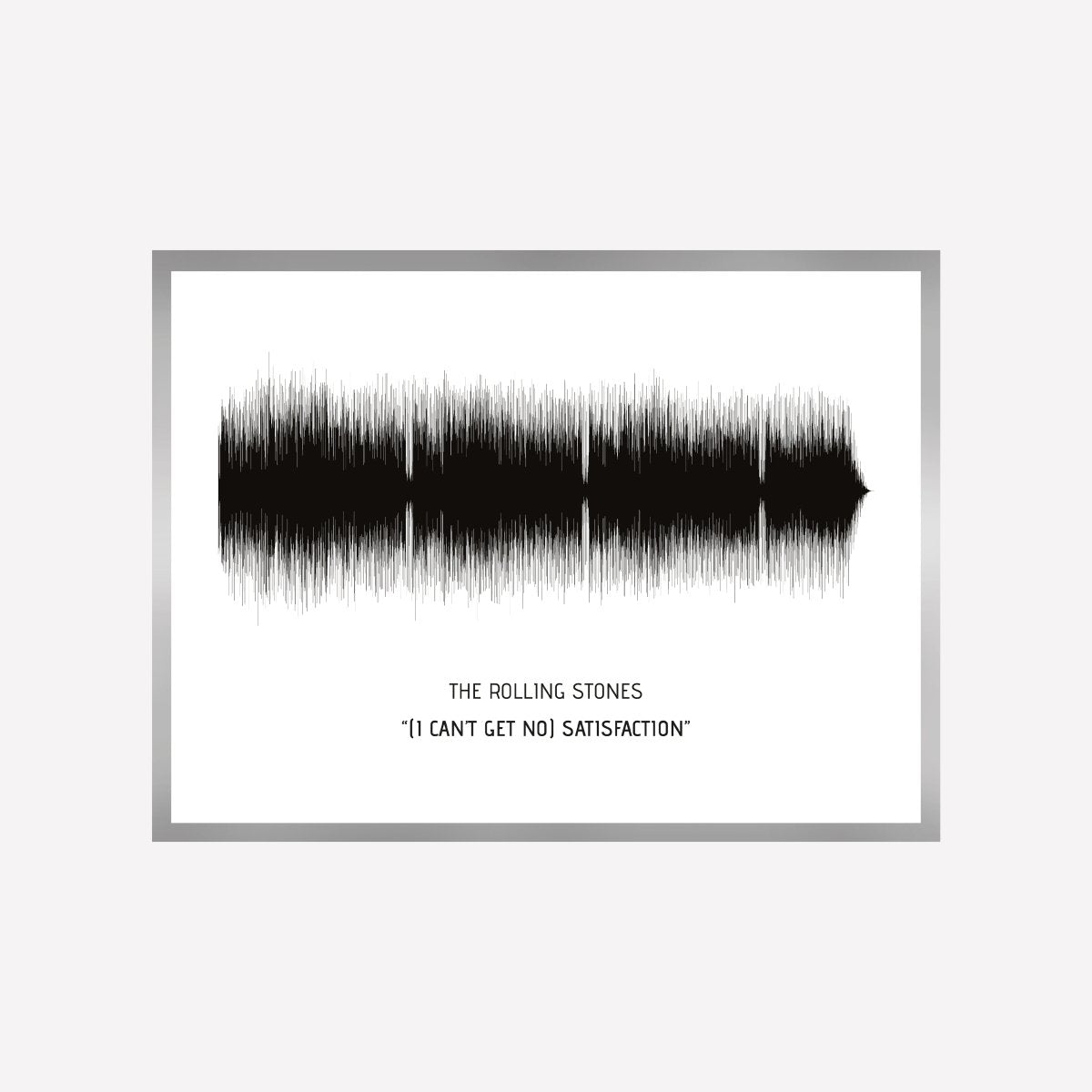 Song Wave I can`t get no satisfaction Art Print - DesignPlace