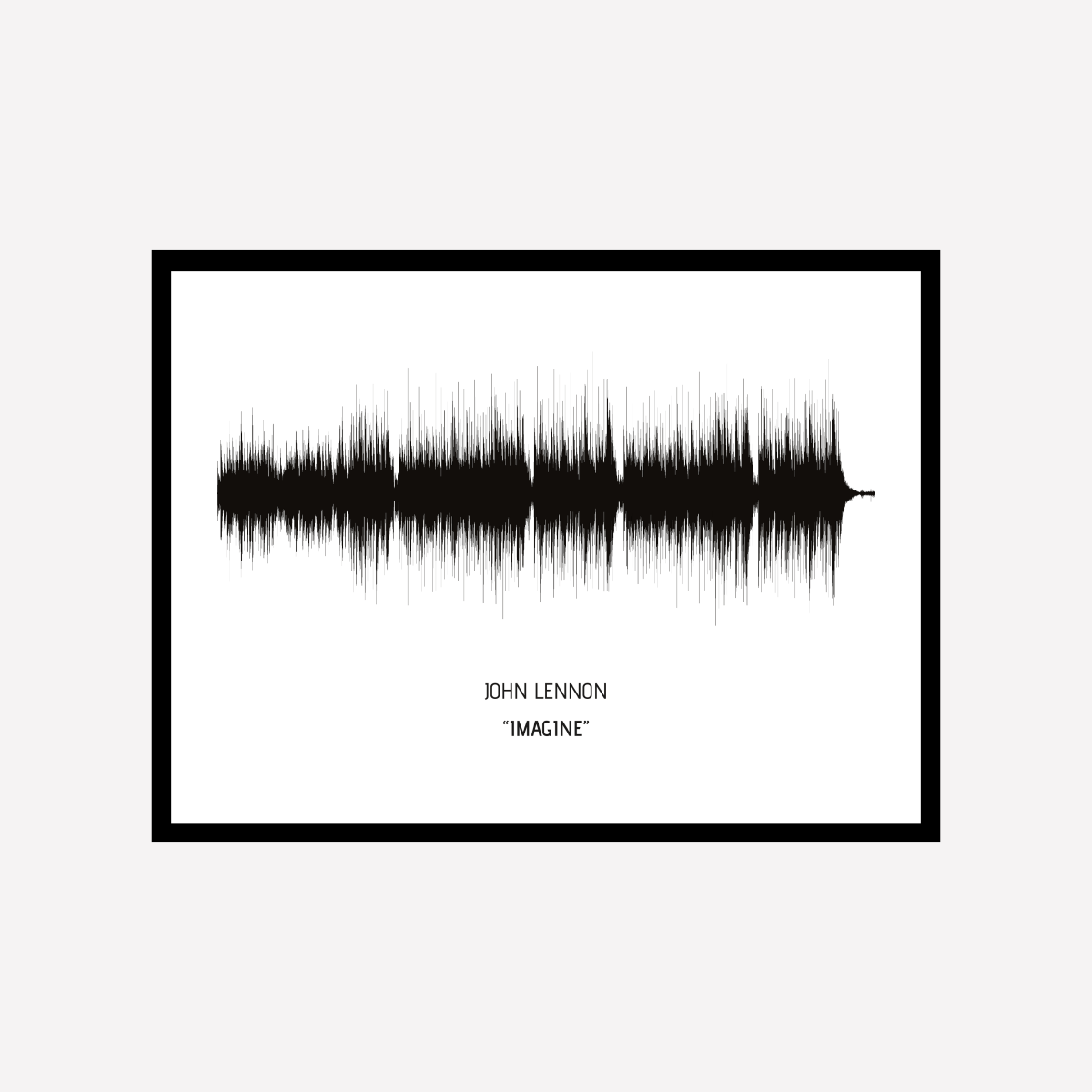 Song Wave Imagine Art Print - DesignPlace