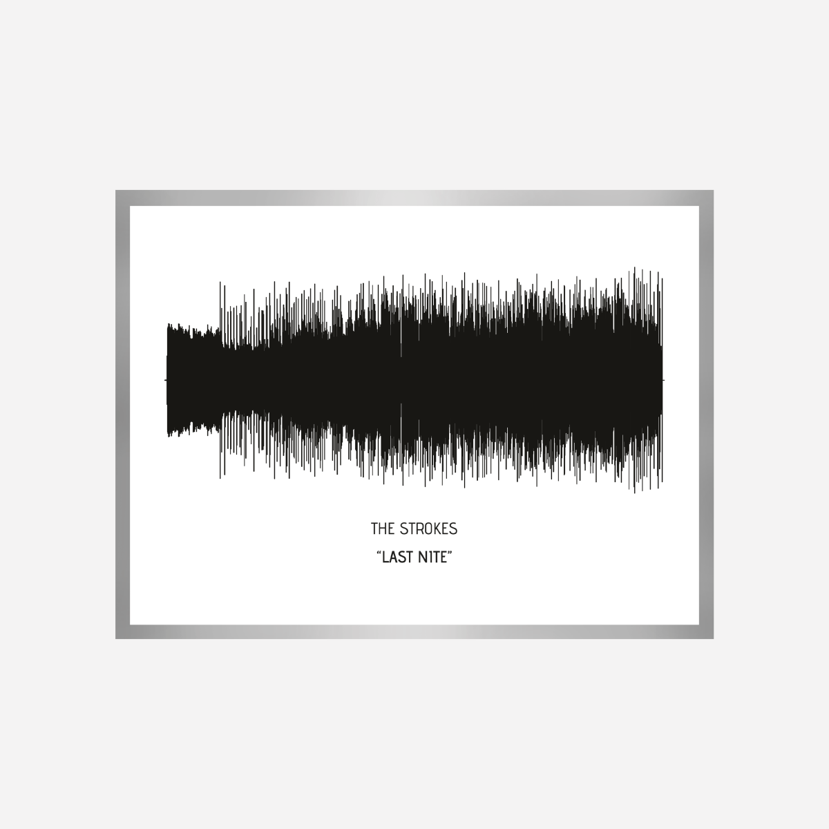 Song Wave Last Nite Art Print - DesignPlace