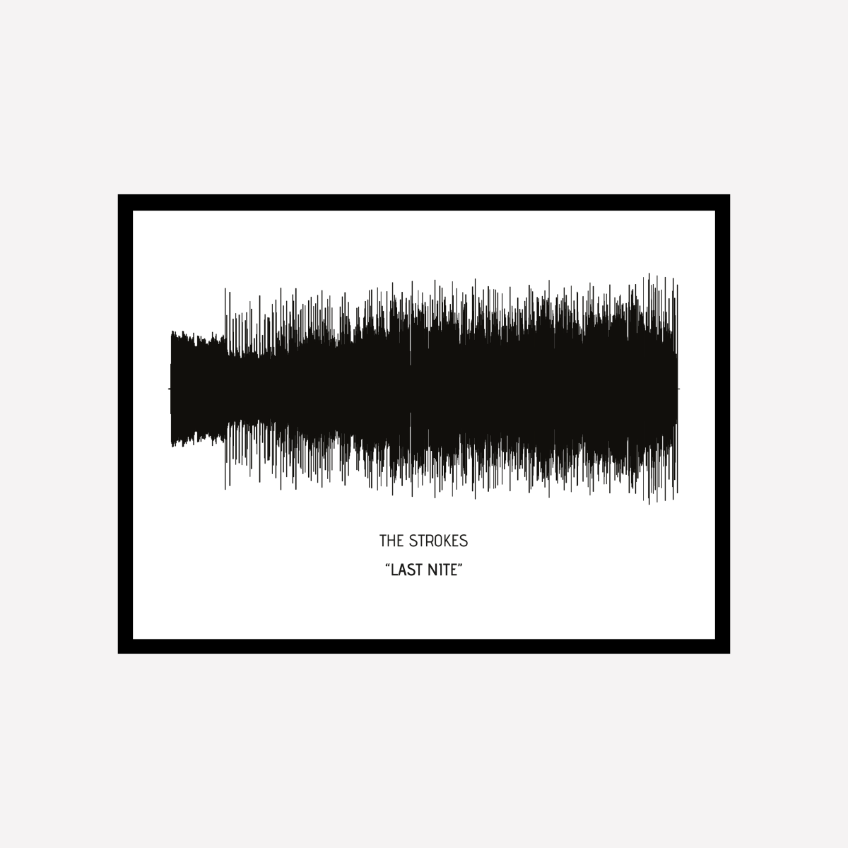 Song Wave Last Nite Art Print - DesignPlace