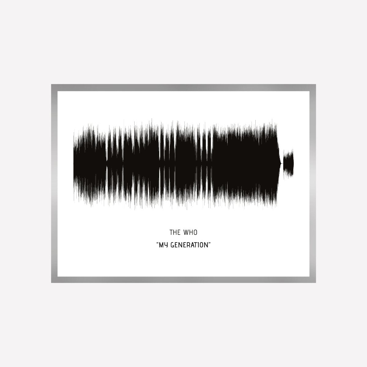 Song Wave My generation Art Print - DesignPlace