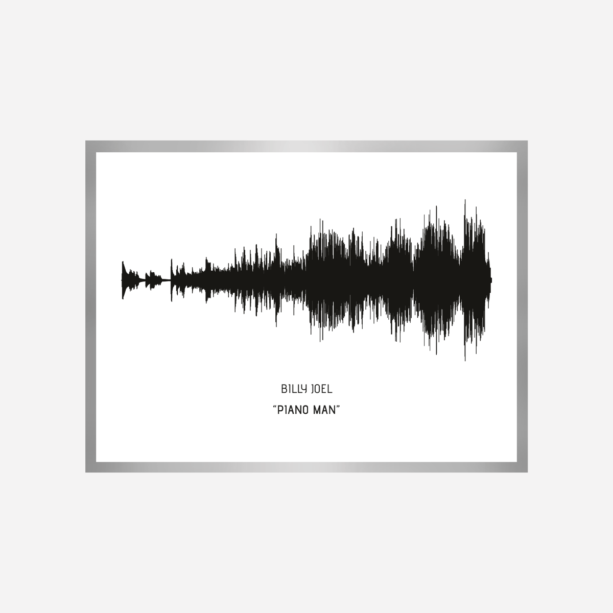 Song Wave Piano Man Art Print - DesignPlace